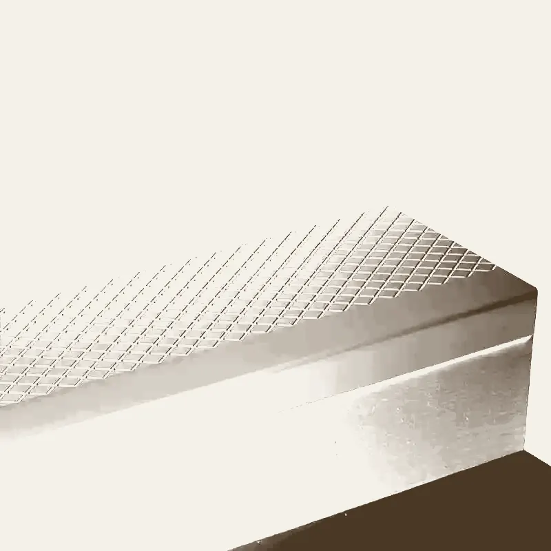 Angle Fit Rubber Stair Tread - CNN 47 SQ Diamond #47 Brown No Insert 42"