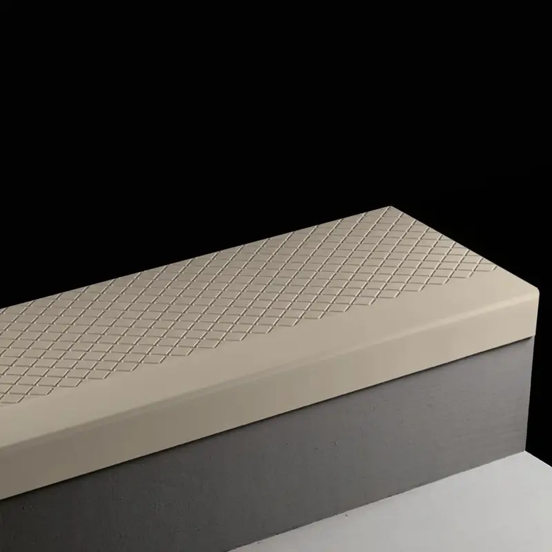 Angle Fit Rubber Stair Tread - CNN 31 SQ Diamond #31 Zephyr No Insert 48"