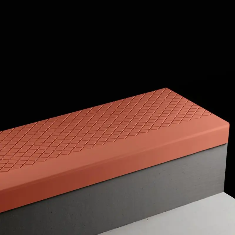 Angle Fit Rubber Stair Tread - CNN TG8 SQ Diamond #TG8 Spicy Chip No Insert 48"