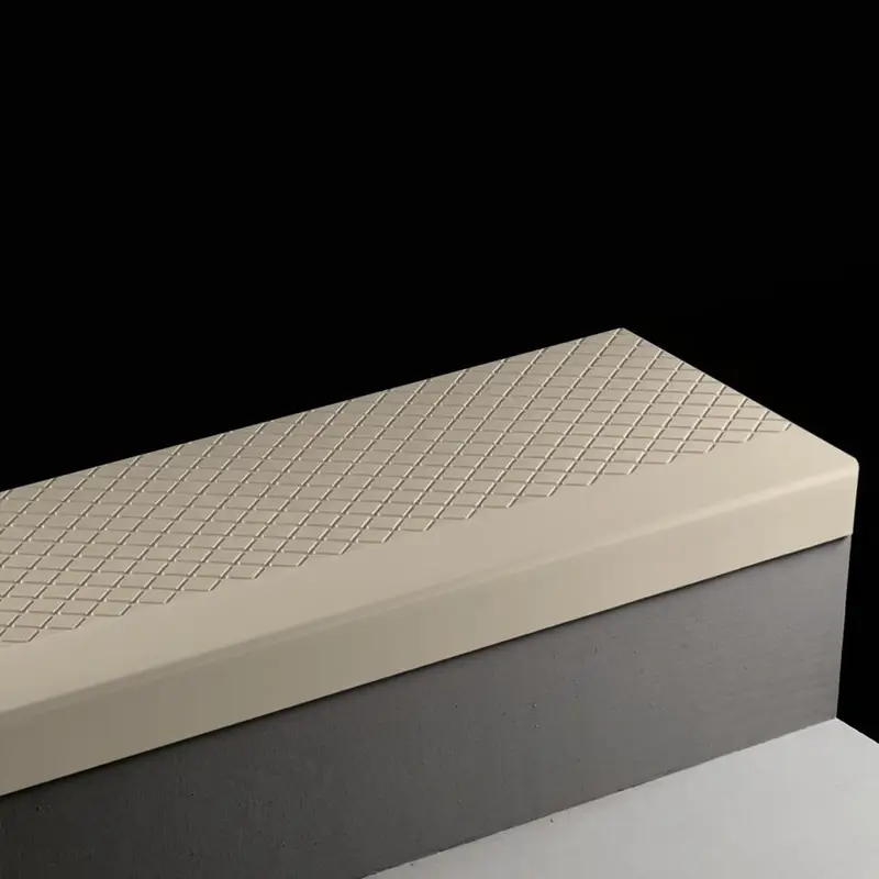 Angle Fit Rubber Stair Tread - CNN 22 SQ Diamond #22 Pearl No Insert 54"