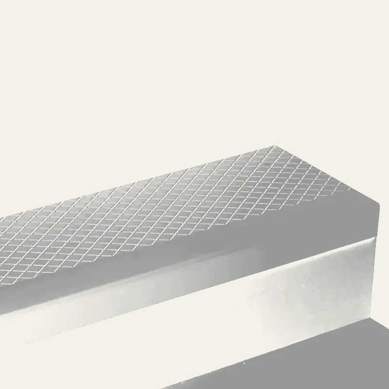 Angle Fit Rubber Stair Tread - CNN 38 SQ Diamond #38 Pewter No Insert 60"