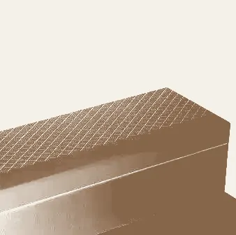 Angle Fit Rubber Stair Tread - CNN TA7 SQ Diamond #TA7 Rusty Nail No Insert 60"