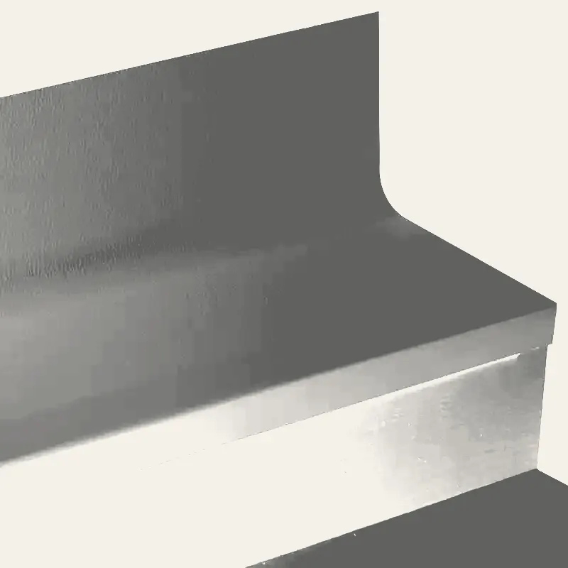 Angle Fit Rubber Stair Tread with Integrated Riser - HNTR 20 SQ Hammered #20 Charcoal No Insert 96"