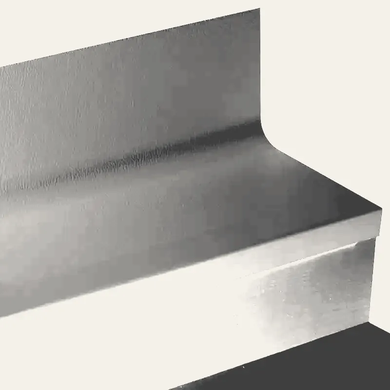 Angle Fit Rubber Stair Tread with Integrated Riser - HNTR 40 SQ Hammered #40 Black No Insert 96"
