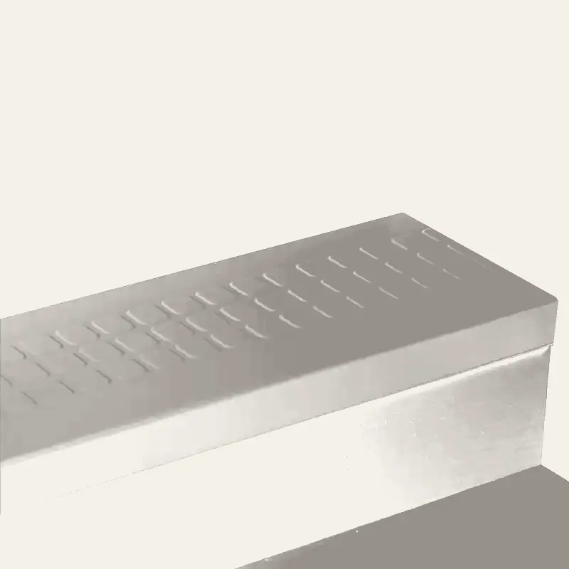 Angle Fit Rubber Stair Tread - RNSQ VF4 SQ Raised Square Speckled #VF4 Husk No Insert 72"