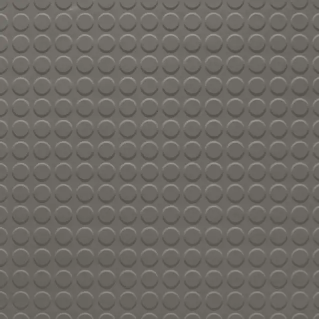 Tarkett - Rubber Tile Solid Color RT 29 1/8 RD 24X24 Raised Round #29 Moon Rock - 24" x 24"