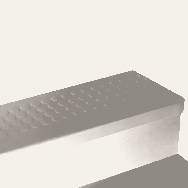Angle Fit Rubber Stair Tread - RNRD 32 SQ Raised Round #32 Pebble No Insert 60"