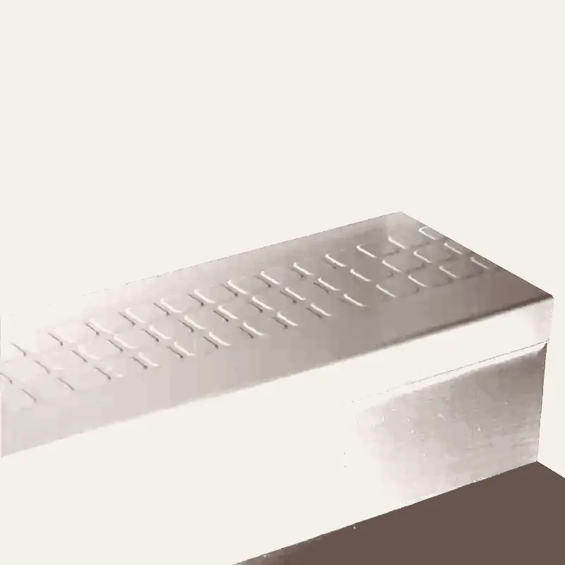 Angle Fit Rubber Stair Tread - RNSQ 76 SQ Raised Square #76 Cinnamon No Insert 60"
