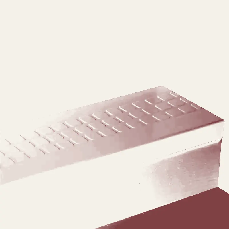 Angle Fit Rubber Stair Tread - RNSQ 163 SQ Raised Square #163 Salsa No Insert 72"