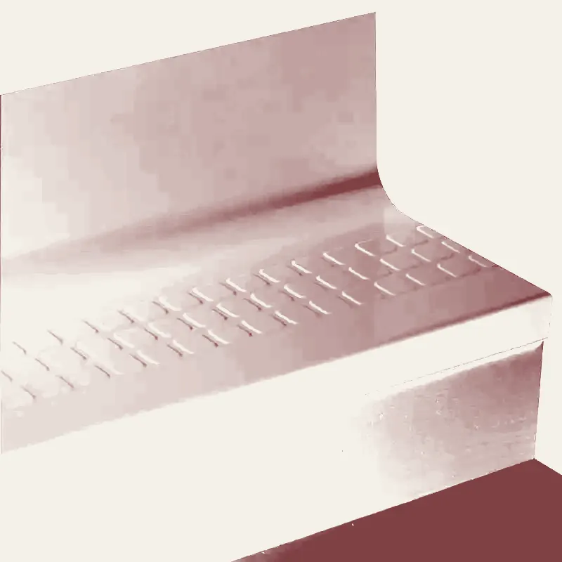 Tarkett - Angle Fit Rubber Stair Tread with Integrated Riser - RNSQTR 163 SQ Raised Square #163 Salsa No Insert 72"