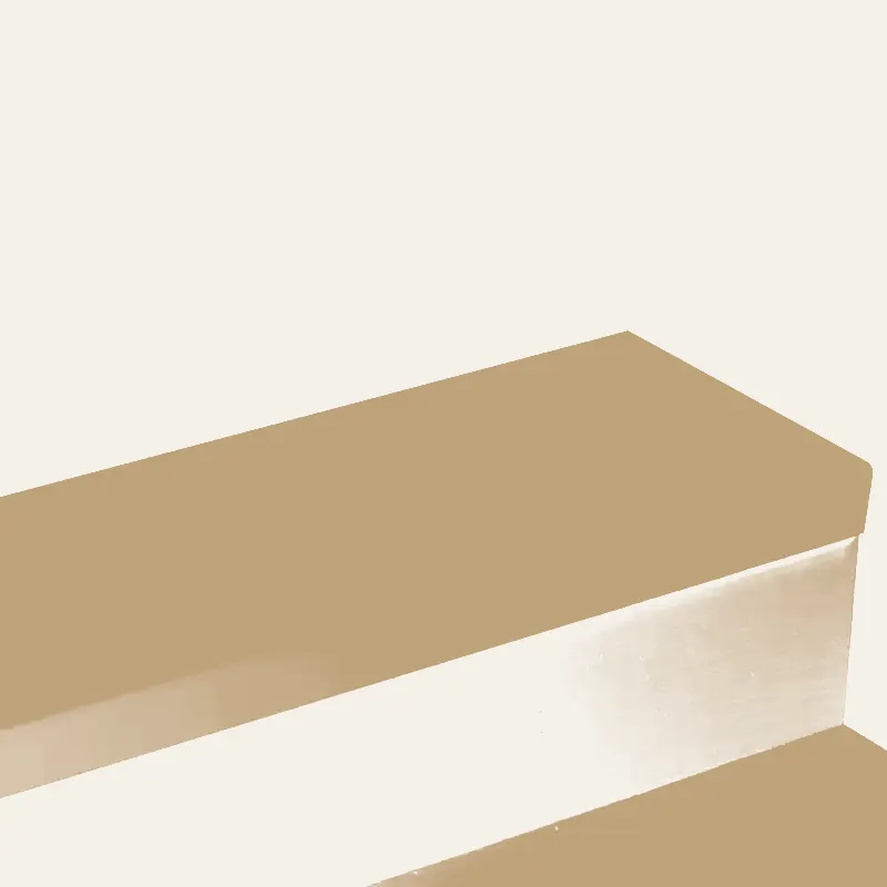 Johnsonite Angle Fit Rubber Stair Tread Rice Paper Square #21 Platinum 36"