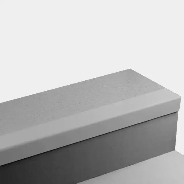 Angle Fit Rubber Stair Tread - FRPANT 38 SQ Rice Paper #38 Pewter No Insert 48"