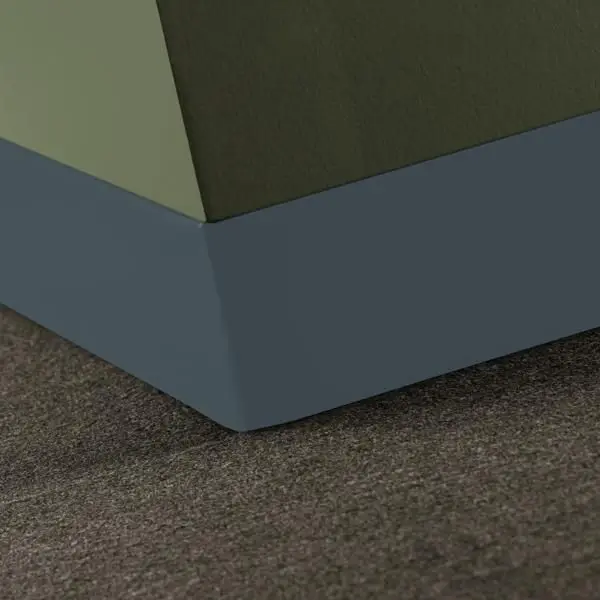 Tarkett - Baseworks Thermoset Rubber (Type TS) - TSBT 92 Toeless 2-1/2" #92 Blue Lagoon - Wall Base 120'