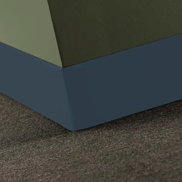 Tarkett - Baseworks Thermoset Rubber (Type TS) - TSBT 18 Toeless 4" #18 Navy Blue - Wall Base 120'