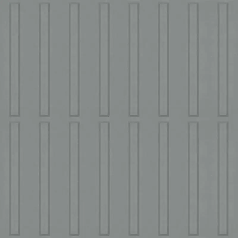 Tarkett - Tactile Warning Surface Rubber Tile Guide Bars #38 Pewter 24" x 24"