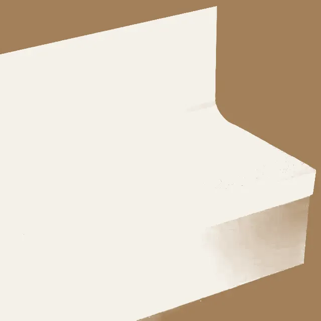 Tarkett - Angle Fit Rubber Stair Tread with Integrated Riser - VIRNRDTRSPS VG8 SQ Raised Round Speckled #VG8 Cannon Beach with 55 Silver Grey Rubber Insert 60"