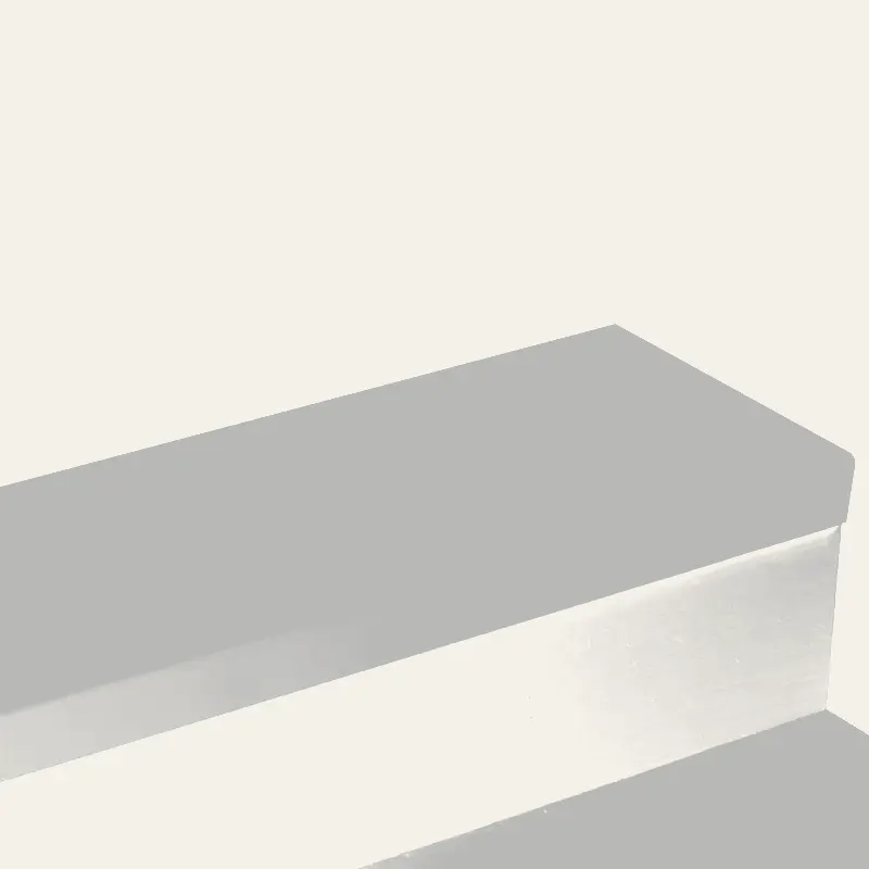 Angle Fit Rubber Stair Tread - VIFRPANT 23 SQ Rice Paper #23 Vapor Grey with Black Grit Tape Insert 42"