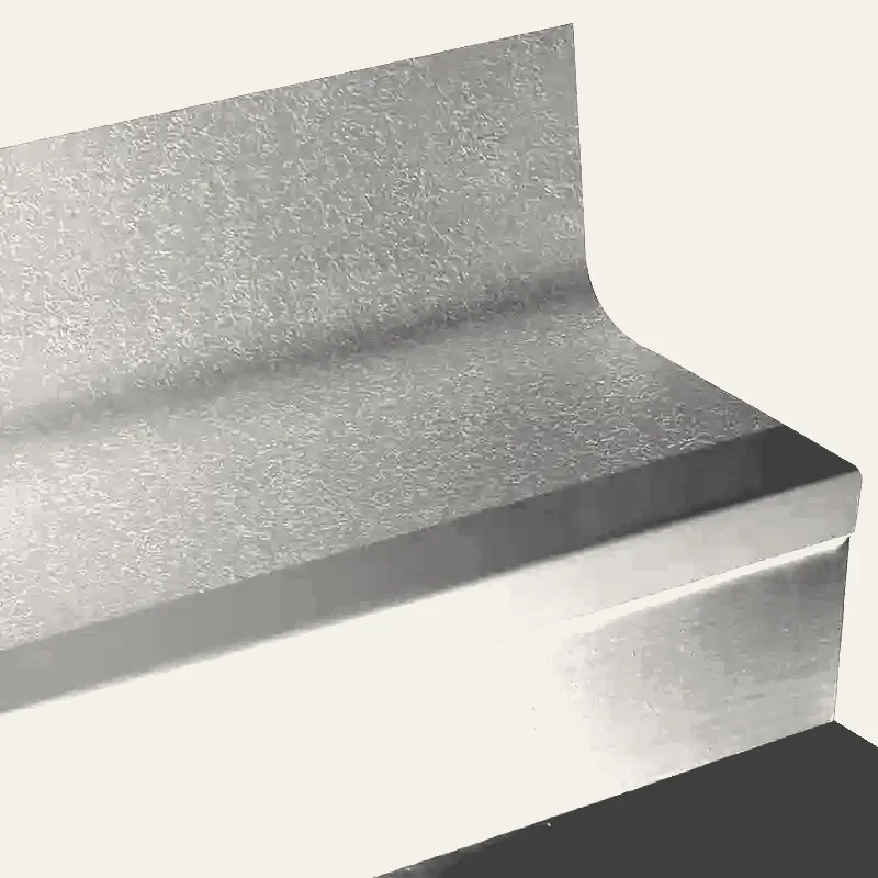 Angle Fit Rubber Stair Tread with Integrated Riser - VIFRPANTRS 40 SQ Rice Paper #40 Black with 55 Silver Grey Rubber Insert 36"