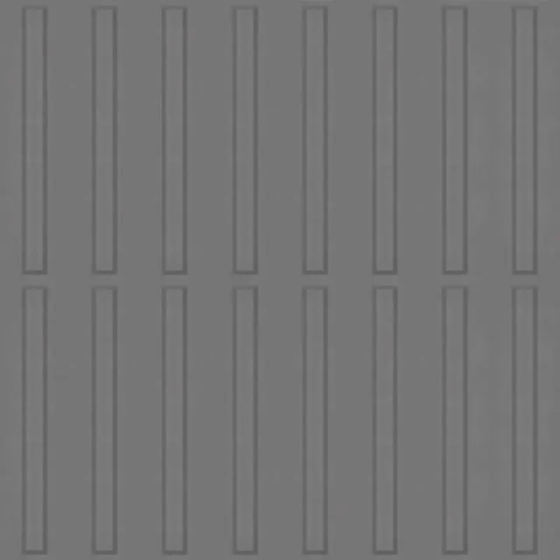 Tarkett - Tactile Warning Surface Rubber Tile Guide Bars #48 Grey 24" x 24"
