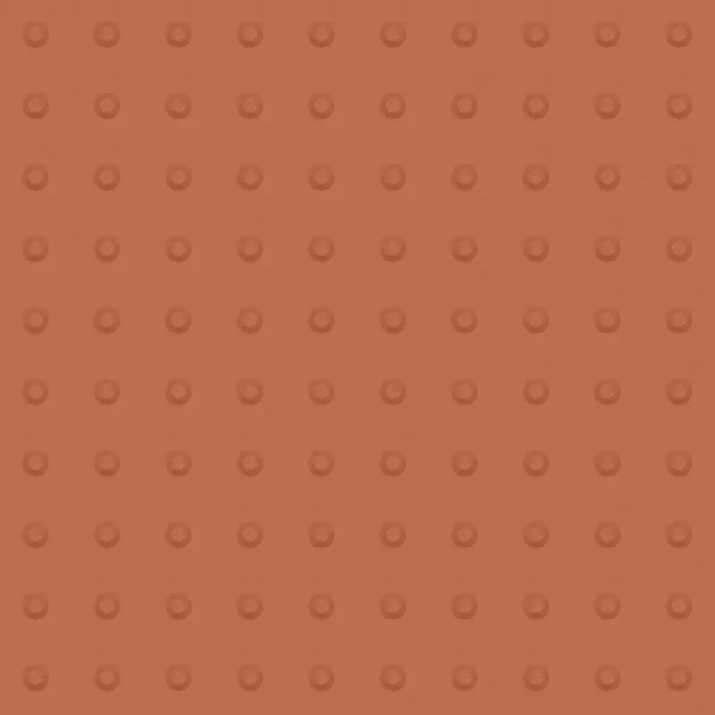 Tarkett - Tactile Warning Surface Rubber Tile Warning Domes #62 Tangerine Tango 24" x 24"