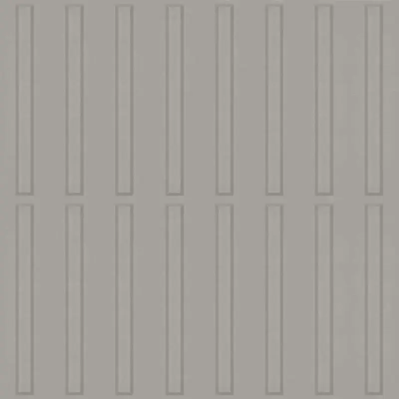 Tarkett - Tactile Warning Surface Rubber Tile Guide Bars #24 Grey Haze 24" x 24"