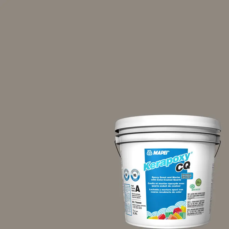 Mapei - Kerapoxy CQ Premium Epoxy Grout with Color-Coated Quartz #5002 Pewter 3.79 L