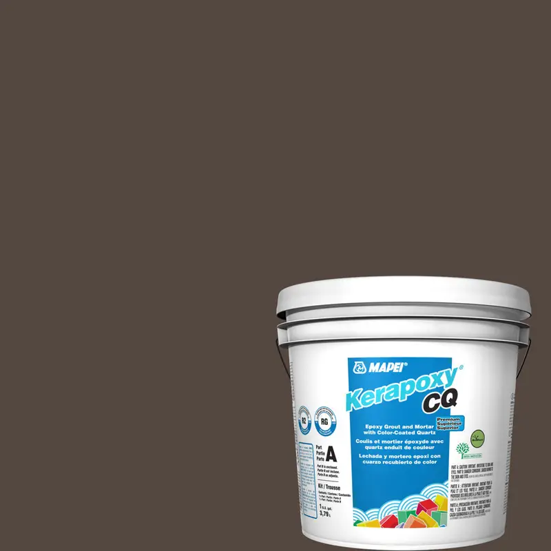Mapei - Kerapoxy CQ Premium Epoxy Grout with Color-Coated Quartz #5007 Chocolate 3.79 L