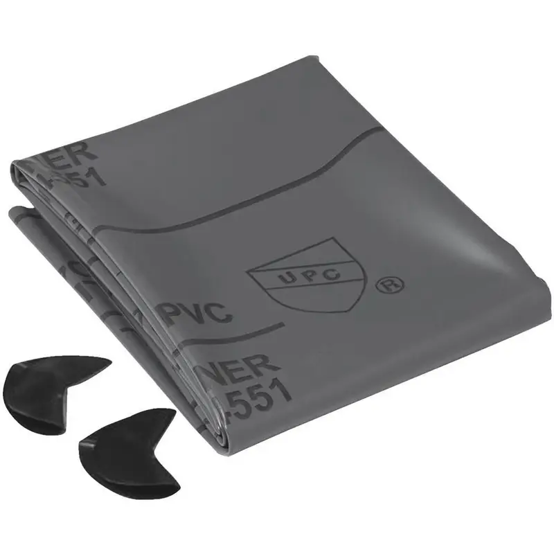 Oatey - PVC Shower Pan Liner Kit, Grey - 40 mil x 5' x 6'