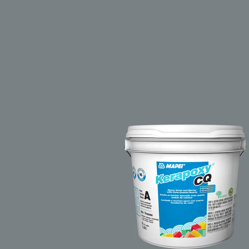 Mapei Kerapoxy CQ Premium Epoxy Grout with Color-Coated Quartz - #19 Pearl Gray - 7.57 L