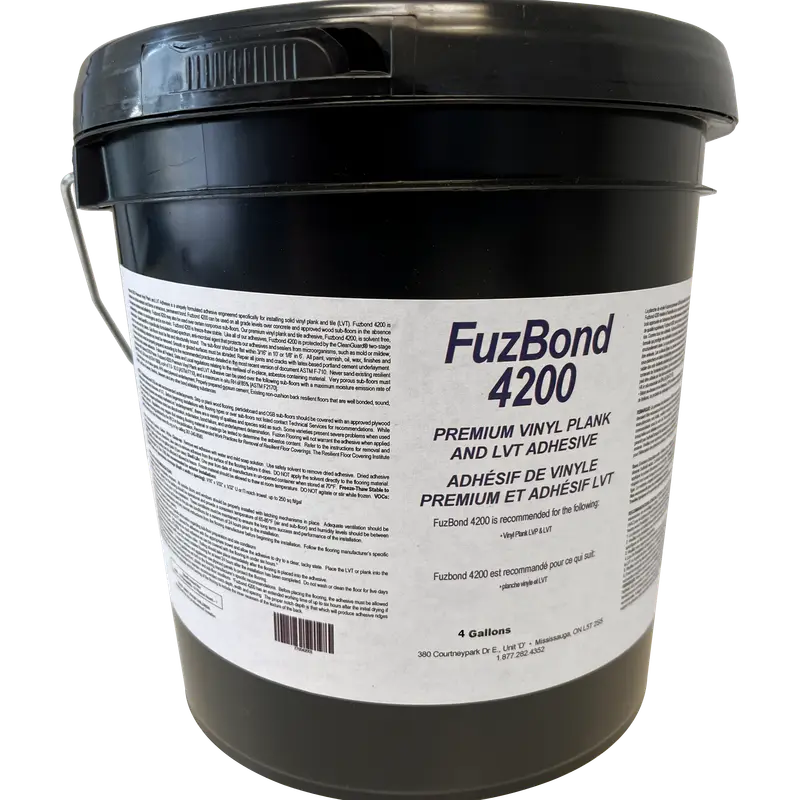 Fuzion Luxury Vinyl Planks Adhesive FuzBond 4 gal