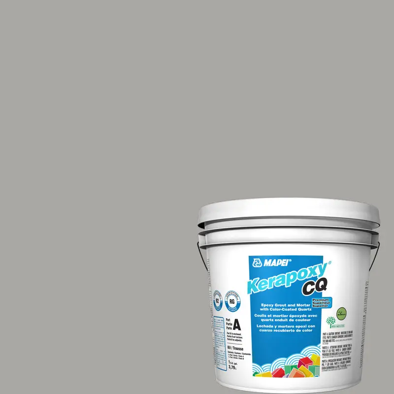 Mapei - Kerapoxy CQ Premium Epoxy Grout with Color-Coated Quartz #5027 Silver 3.79 L