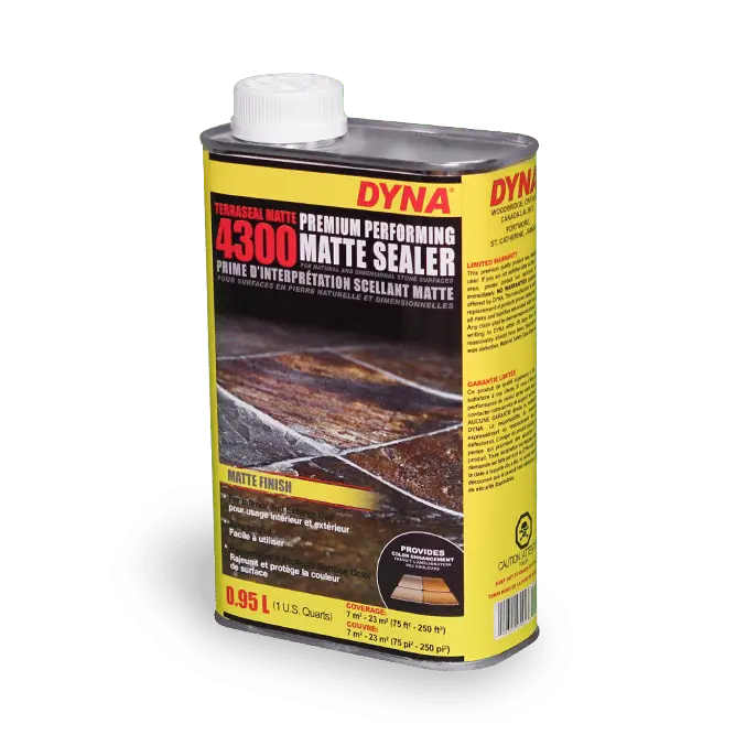 Dyna - Premium Performing Matte Sealer and Stone Enhancer Terraseal Matte 4300 - 946 ml