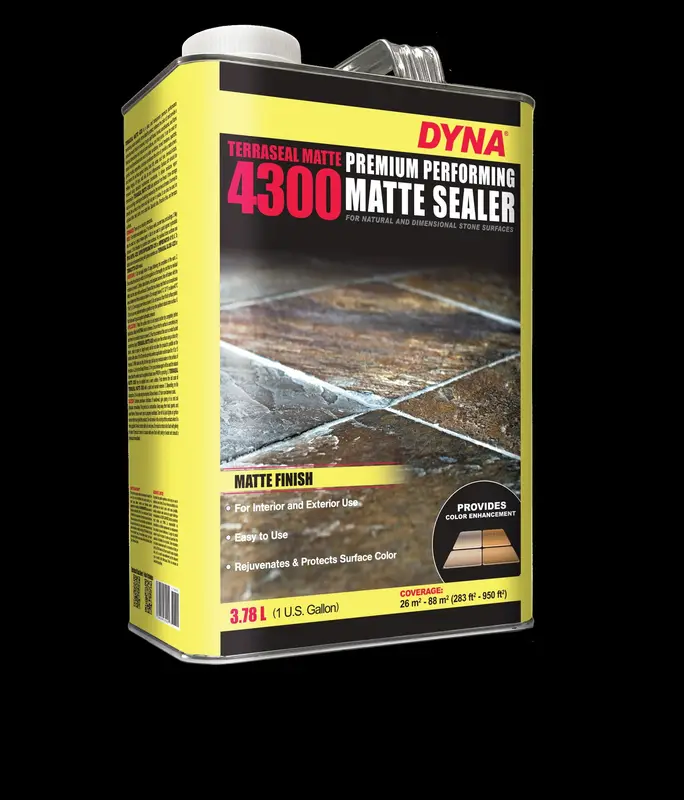 Dyna - Premium Performing Matte Sealer and Stone Enhancer Terraseal Matte 4300 - 3.78 L
