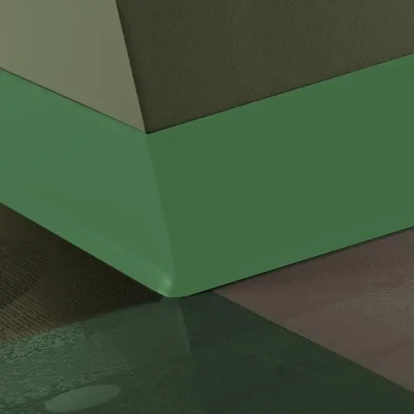 Tarkett - Traditional Vinyl .080" (Type TV) - CB VL8 4 X 120 .080 TOE 4" #VL8 Grinch - Wall Base 120'