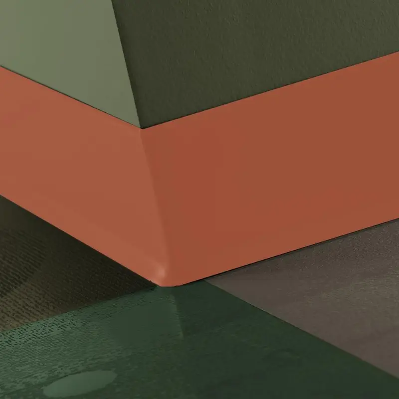 Tarkett - Traditional Vinyl .080" (Type TV) - CB VM1 4 X 120 .080 TOE 4" #VM1 Hot Spice - Wall Base 120'