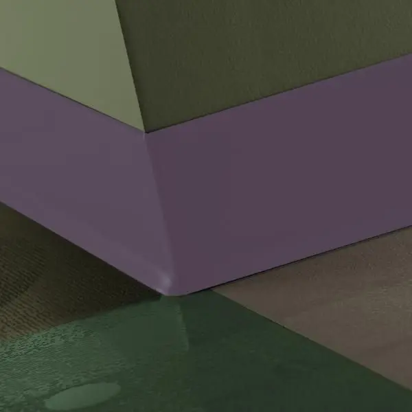 Tarkett - Traditional Vinyl .080" (Type TV) - CB VM2 4 X 120 .080 TOE 4" #VM2 Shoreline Purple - Wall Base 120'