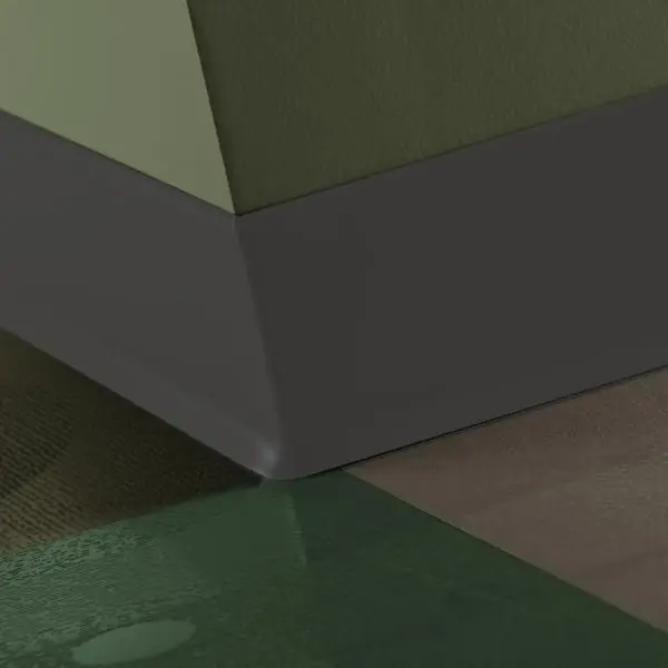 Tarkett - Traditional Vinyl 1/8" (Type TV) - CB 44 4 X 120 1/8 TOE 4" #44 Dark Brown - Wall Base 120'
