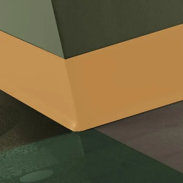 Tarkett - Traditional Vinyl 1/8" (Type TV) - CB VM8 4 X 120 1/8 TOE 4" #VM8 Mr. Sunshine - Wall Base 120'