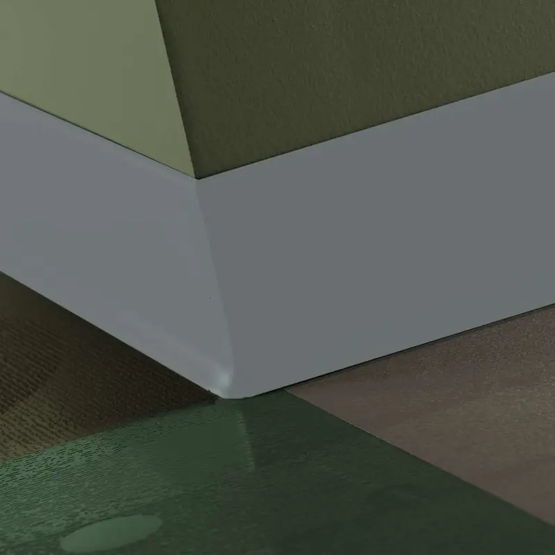 Tarkett - Traditional Vinyl .080" (Type TV) - CB 28 4 X 4 .080 TOE 4" #28 Medium Grey - Wall Base 4' (Pack of 30)