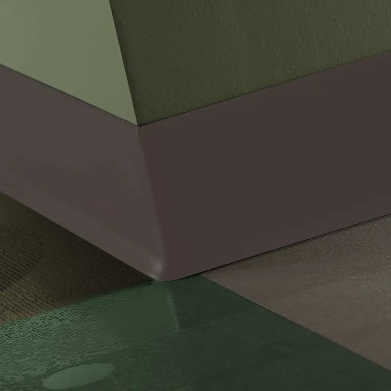 Tarkett - Traditional Vinyl .080" (Type TV) - CB 284 4 X 4 .080 TOE 4" #284 Ganache - Wall Base 4' (Pack of 30)