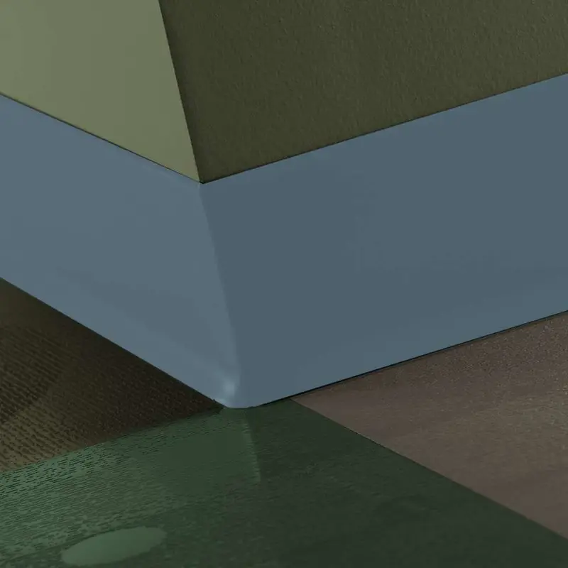 Tarkett - Traditional Vinyl .080" (Type TV) - CB 58 4 X 4 .080 TOE 4" #58 Windsor Blue - Wall Base 4' (Pack of 30)