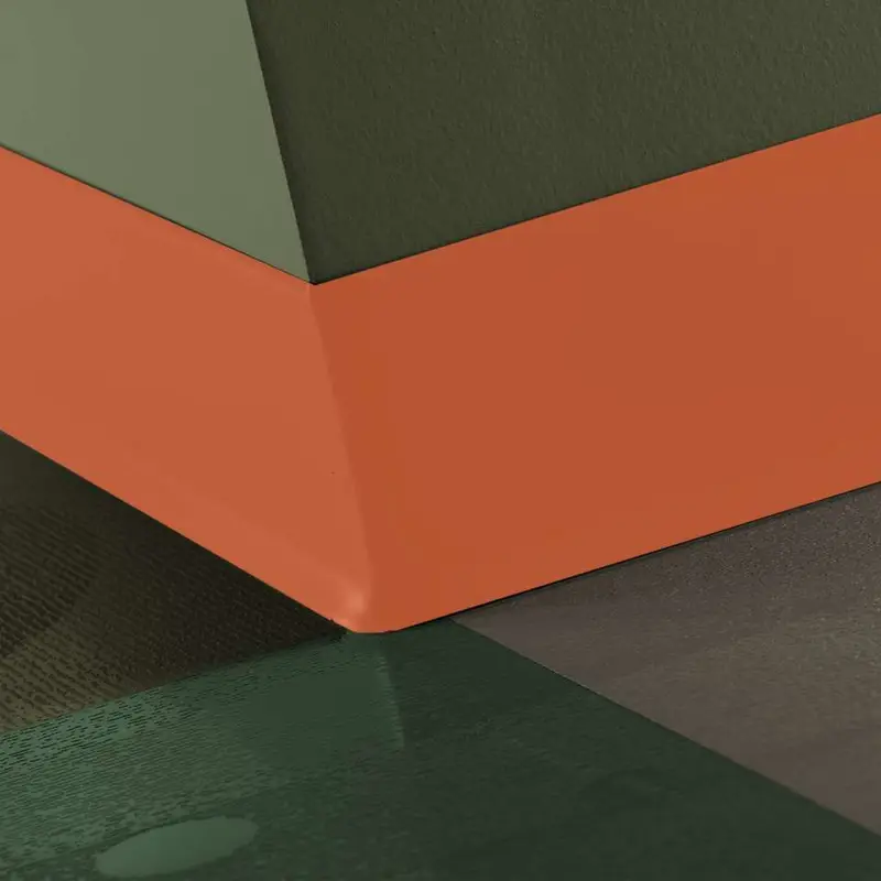 Tarkett - Traditional Vinyl .080" (Type TV) - CB 62 4 X 4 .080 TOE 4" #62 Tangerine Tango - Wall Base 4' (Pack of 30)