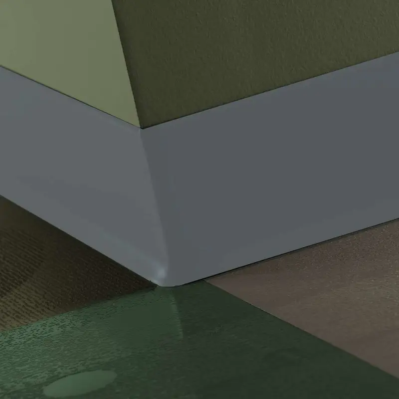 Tarkett - Traditional Vinyl .080" (Type TV) - CB 71 4 X 4 .080 TOE 4" #71 Storm Cloud - Wall Base 4' (Pack of 30)