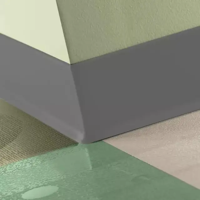 Tarkett - Traditional Vinyl .080" (Type TV) - CB TG6 6 X 4 .080 TOE 6" #TG6 Mink - Wall Base 4' (Pack of 30)