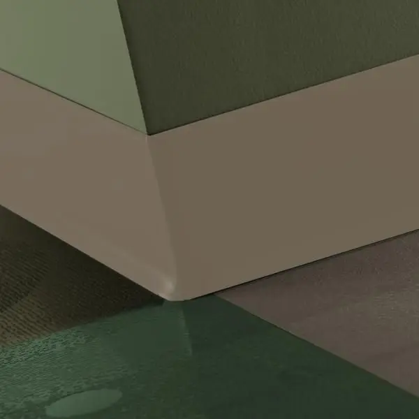 Tarkett - Traditional Vinyl 1/8" (Type TV) - CB 150 6 X 100 1/8 TOE 6" #150 Wetlands - Wall Base 100'
