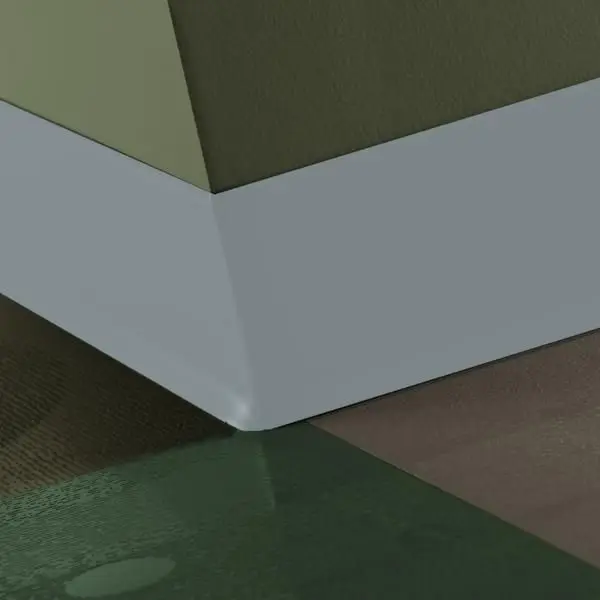 Tarkett - Traditional Vinyl 1/8" (Type TV) - CB 262 6 X 100 1/8 TOE 6" #262 Drizzle - Wall Base 100'
