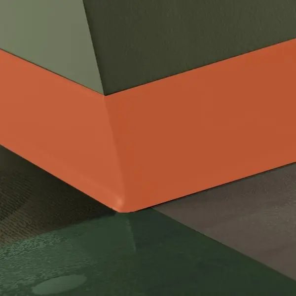 Tarkett - Traditional Vinyl 1/8" (Type TV) - CB 62 6 X 100 1/8 TOE 6" #62 Tangerine Tango - Wall Base 100'