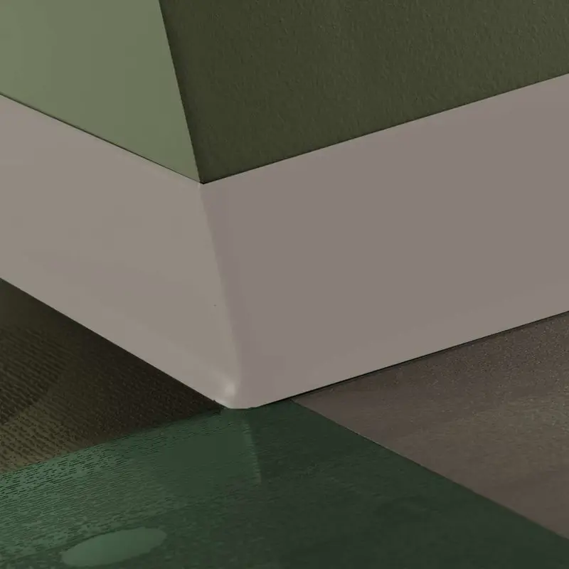 Tarkett - Traditional Vinyl .080" (Type TV) - CB 121 6 X 4 .080 TOE 6" #121 Cement - Wall Base 4' (Pack of 30)
