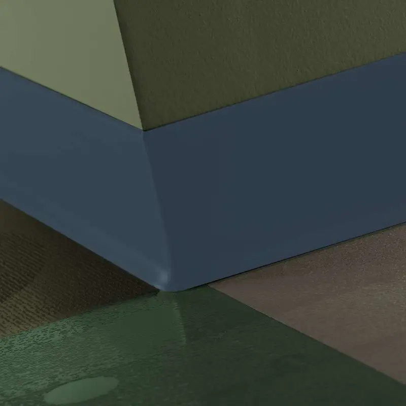 Tarkett - Traditional Vinyl .080" (Type TV) - CB 18 6 X 4 .080 TOE 6" #18 Navy Blue - Wall Base 4' (Pack of 30)