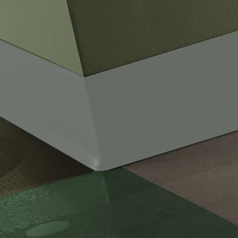 Tarkett - Traditional Vinyl .080" (Type TV) - CB 282 6 X 4 .080 TOE 6" #282 Vaporize - Wall Base 4' (Pack of 30)